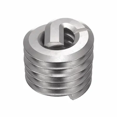 HELI-COIL Helical Insert: Tanged Tang Style, Free-Running, #2-56 Thread Size - Free-Running Tanged Helical Inserts
