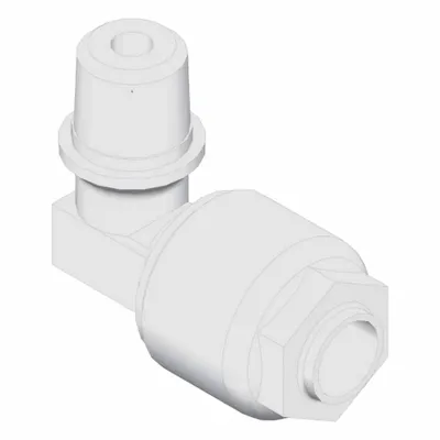 SMC Fitting: 3/8 in OD x 1/4 in Pipe Size, Compression x NPT - PFA Compression Tube Fittings
