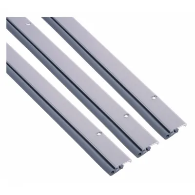 NATIONAL GUARD Door Weatherstripping: Screw-In Mounting, Silicone, 7 ft Overall Lg - Adjustable Screw-Mount Door Perimeter Seals