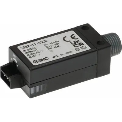 SMC Pressure Switch: 1/8 in Port Size, 12 to 24V DC, -101 kPa to 0 kPa, 0°C to 60°C - Compact Vacuum Pressure Switches