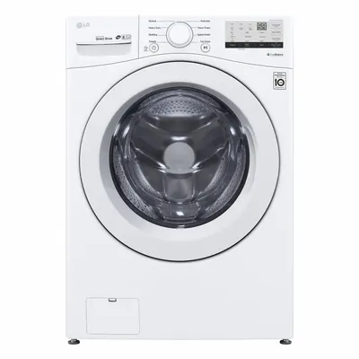 LG ELECTRONICS Washer: White, 4.5 cu ft Capacity, Front Load - Front Load Washing Machines