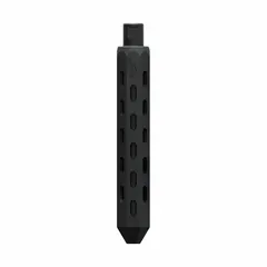 This metal replacement vibrator head is designed for concrete consolidation in construction applications. It measures 13 4/5 inches in overall length and 1 4/5 inches in overall width. The metal construction provides durability for job site use.