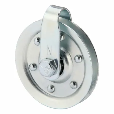 PRIME-LINE Pulley: Steel, 265 lb Load Rating - Max, 3 in Overall Lg - Pulleys