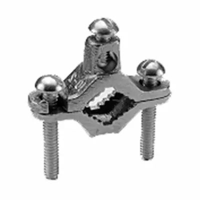 BURNDY Grounding Connector: Bronze, 1 1/4 in to 2 in Pipe - Pipe Ground Clamps