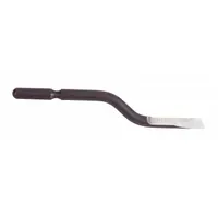High-speed steel heavy-duty deburring blade with trade number E707. Designed for precision edge finishing on aluminum workpieces. Used in machining and fabrication to remove burrs and smooth edges after cutting, drilling, or milling