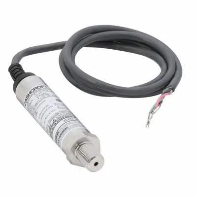 ASHCROFT Sanitary Pressure Transmitter: 1/4 in, 4 to 20mA, Cable & Wire Leads - Sanitary Pressure Transmitters with Cable & Wire Leads