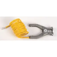 APPROVED VENDOR Bonding and Grounding Wire: Hand Clamp/Terminal, 10 ft, PVC, Yellow (MPN 08497)