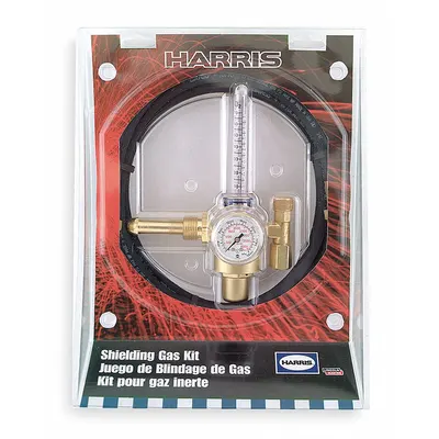 HARRIS Flowmeter Regulator: CGA 580 Inlet, 5/8"-18 F RH Outlet - Flowmeter Regulators