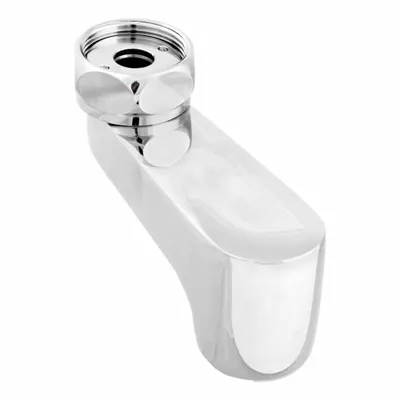 CHICAGO FAUCETS Supply Arm: Manual Faucets, Supply Arm, Single-Bend, Brass, Chrome - Faucet Spout Extensions