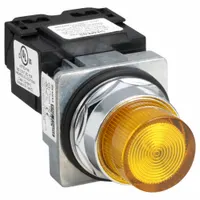 SIEMENS Pilot Light: 30 mm Panel Mounting Size, Amber, LED, 120 V AC Max Volt Rating (Supply) (MPN 52PL4E9XB)
