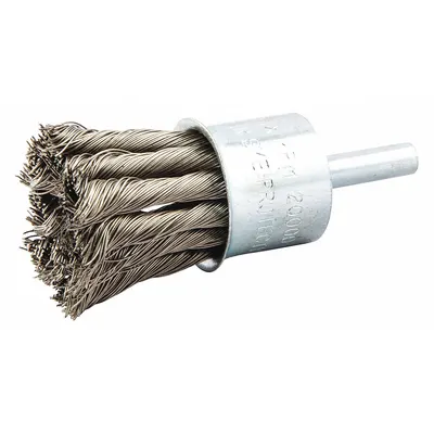 OEM End Brush: Twisted Stainless Steel - Heavy-Cleaning Brushes for Stainless Steel