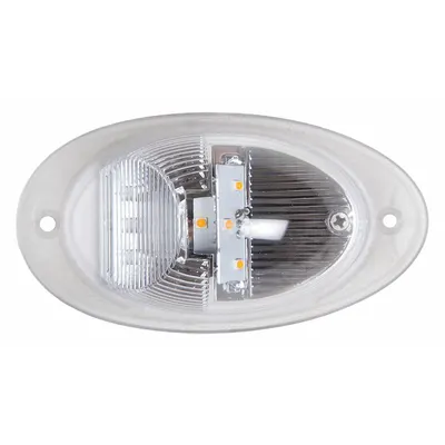 MAXXIMA Side Turn/Side Marker: Marker Light, LED, Oval, Surface Mount, Amber, Hole - Marker Lights
