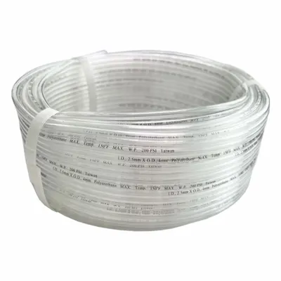 OEM Tubing: Polyurethane, ID 2.5 mm, OD 4 mm, 100 ft Lg, Beige - Standard Polyurethane Tubing