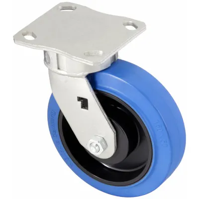 OEM Plate Caster: Debris-Resistant - Medium-Duty General-Purpose Kingpinless Plate Casters