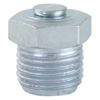 WESTWARD Grease Fitting: 1/8"-27, PTF, Basic Grease Fitting Design, Steel, 1/2 in Overall Ht, 10 PK (MPN 52NZ76)