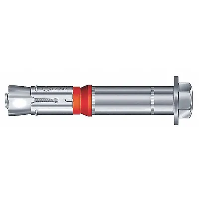 MKT FASTENING Wedge Anchor Bolt: 65 mm Overall Lg, 10 mm Dia, M6 Thread Size, Steel, Steel - Steel Wedge Anchors