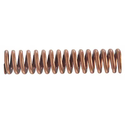 RAYMOND Die Spring: Alloy Steel/Bronze, Cylindrical Shape, Closed, Ground End, 1 3/4 in Lng - Die Springs