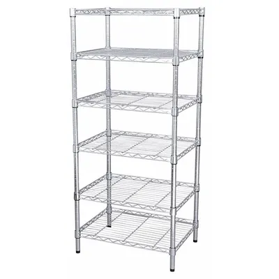 OEM Wire Shelving Unit: Starter - Stationary Wire Shelving for Dry Use