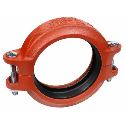 GRUVLOK Clamp Coupling: Clamp, 6 in x 6 in, Ductile Iron, EPDM Seal - Grooved Pipe Couplings