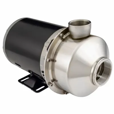 AMERICAN STAINLESS PUMPS Centrifugal Pump: 3 hp, 208-230/460V AC, 119 ft Max Head, 2 in - 2 to 3 HP Straight Centrifugal Pumps