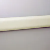 This PVC wall guard from PAWLING CORP is designed to protect walls from impact damage in industrial settings such as warehouses, loading docks, and manufacturing plants. It measures 2 15/16 inches in height and 12 feet in length, with an ivory finish and no internal rubber bumper