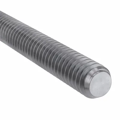 ACME Screw: 1"-5 Thread Size, 10 in Lg, Steel, Grade 2, Zinc-Plated, 3 PK (MPN STDG2ZPL1510) - Acme Fully-Threaded Rods & Studs