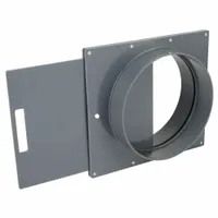 Blast Gate: For 12 in Duct Dia, 6 3/8 in Overall Lg (MPN PVCB12)
