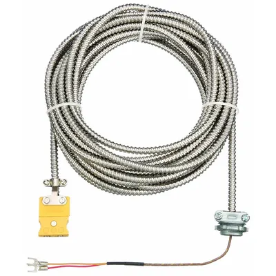 TEMPCO Extension Lead: Extension Lead, 900°F Max Temp °F, 482°C Max Temp °C, Male - General Purpose Thermocouple Extension Leads