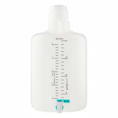 APPROVED VENDOR 2.64 gal HDPE Round Carboy with Bottom Spigot, 249 mm Body Dia, 2 Handles, MPN 35008