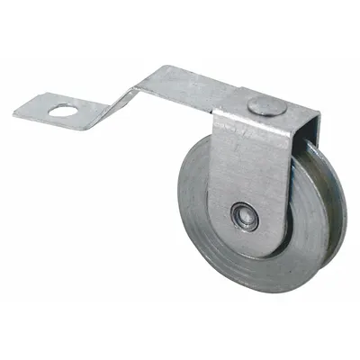 PRIME-LINE B 756 Tension Spring Roller, 5 7/16 in, Gray, Unfinished, 1 PR - Screen Door Hardware