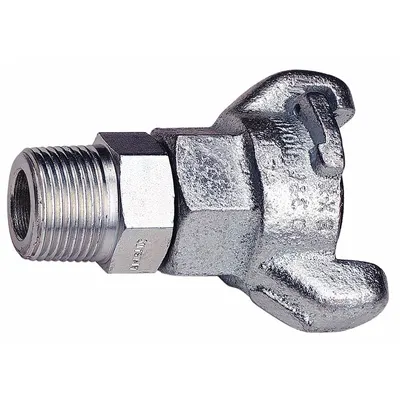 GUARDAIR Air Gun Coupler: Aluminum, Safety Pin, 3 5/16 in Overall Lg - Air Gun Couplers
