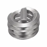 Screw-locking tangless helical insert for repairing or reinforcing tapped threads in metal. Made from 18-8 stainless steel with plain finish, 1/4"-20 coarse thread, and tensile strength of 200,000 to 250,000 psi. Right-hand thread direction, compatible with #6-32 STI tap size. Supplied in a 100-piece pack