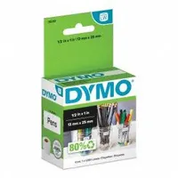 DYMO Barcode Label: 1 in Label Wd, 1/2 in Label Ht, White, 1 in Core Dia., 1,000 Labels per Roll (MPN 30333)