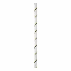 Static kernmantle rope with 13/32 in diameter and 600 lb working load limit. Constructed of white nylon for minimal stretch. Suitable for rigging, climbing, industrial work-at-height, rescue, and rope access applications.