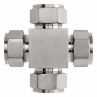 This single-ferrule stainless steel fitting from the NS2650 series is clean and bagged for critical service. It is compatible with Parker CPI fittings and designed for leak-tight connections in instrumentation systems. Typical applications include process control, chemical, and petrochemical environments