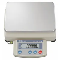 A&D WEIGHING Industrial Bench Scale: 8 1/4 in x 11 7/8 in, Not IP Rated, Integrated, Stainless Steel (MPN EK-15KL)