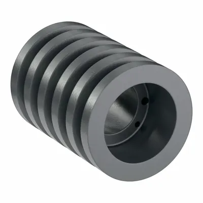 OEM V-Belt Pulley: B34 - Bushed-Bore Cast-Iron V-Belt Pulleys