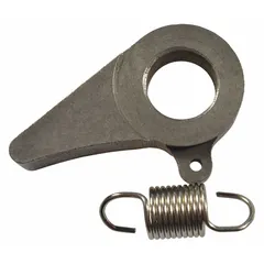 This latch spring is made of stainless steel and heat treated for strength. It is designed for use with model 2CUA1A. Commonly used in pneumatic and mechanical systems to provide secure latching force.