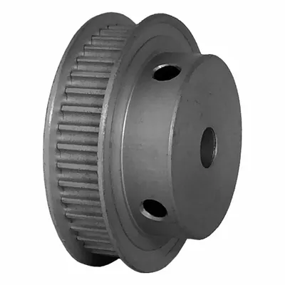 Dayton Timing Pulley: Modified Curvilinear, Fixed, For GT Timing Belt Section - GT Section Fixed-Bore Timing Pulleys with Hub