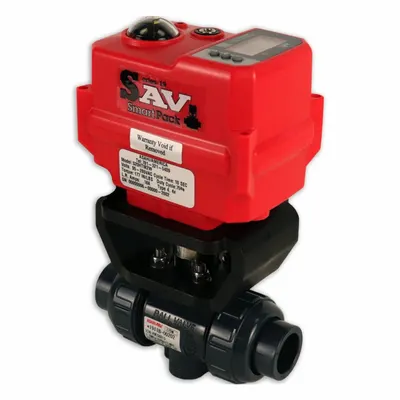ASAHI Electrically Actuated Two-Way Ball Valve: 2 in, PVC, 95 to 265V AC - PVC Electrically-Actuated Ball Valves