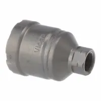 VIEGA MEGAPRESS Crimp Adapter Fitting: 2 in Pipe x 3/4 in Pipe Size, Press-fit x FNPT, Carbon Steel (MPN 25631)