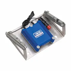 This DC battery charger is designed for transit applications and compatible with Magliner lead acid power stair climbing hand trucks. It features a plastic enclosure with overall dimensions of 2 1/2 in height, 5 1/2 in width, and 7 3/4 in length. Use to recharge batteries in powered hand trucks for material handling tasks.