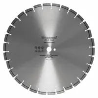 HUSQVARNA Diamond Saw Blade: Asphalt, 14 in Blade Dia., 1 in Arbor Size, Wet, Good, Segmented (MPN FLX 280 14)