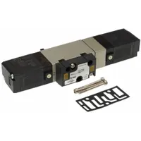 Solenoid Air Control Valve: Five-Way / Two-Position, Single Solenoid, 1.9 cfm Flow Rate - Max (MPN VFR3100-5FZ)