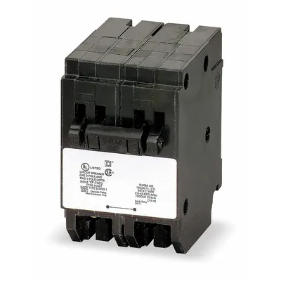 SQUARE D Miniature Circuit Breaker: 15/30 A, 120/240V AC, Single Phase - HOM Series, Plug-In Square D Miniature Circuit Breakers