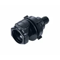 Quick Connection Coupling: Straight, 1/2 in ID Size, Quick-Disconnect Coupler x Barbed, Polysulfone (MPN HFCD16857)