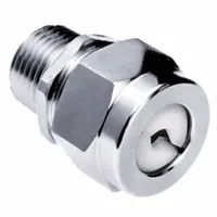 Straight metallic cable grip with steel body and 3/4 in MNPT box connection. Accepts cord diameters from 0.25 in to 0.38 in. Rated IP66 and Class II, Division 1 & 2 for hazardous locations. Suitable for securing and sealing electrical cord entries into junction boxes or enclosures in industrial environments