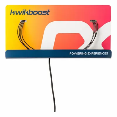 KWIKBOOST Device Charging Station: (4) 9 in Lightning/(4) 9 in Type C cables - Wall Mount