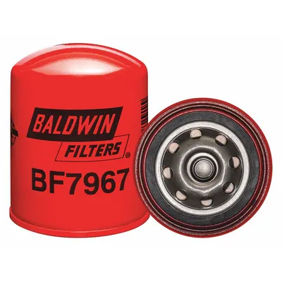 BALDWIN FILTERS Fuel Filter: Spin-On, 3 1/8 in Outside Dia, 3/4"-16 Thread Size, Cellulose - Spin-On Fuel Filters