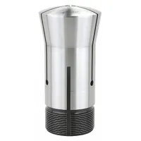 Round 16C collet with a 37/64-inch gripping capacity. Used for precision workholding in machining operations such as milling, turning, and grinding, providing secure clamping of round workpieces or tool shanks